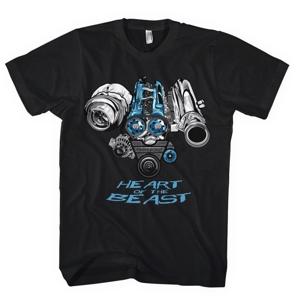 

2019 Hot Sale Summer 2JZ Japan Car T-Shirt 2JZ Engine Shirt Turbo Tuning JDM High Quality for Man Shirts