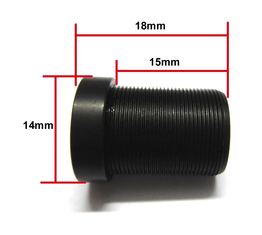  1.8mm 160 Degrees Wide Angle CCTV Lens Camera IR Board Fixed M12 for HD Security Cam - 32871734592
