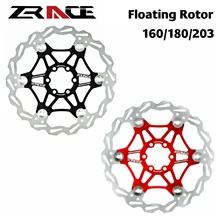 ZRACE ротор тормоза велосипеда сильный отвод тепла плавающий ротор 160 мм 180 мм 203 мм MTB дисковый тормоз