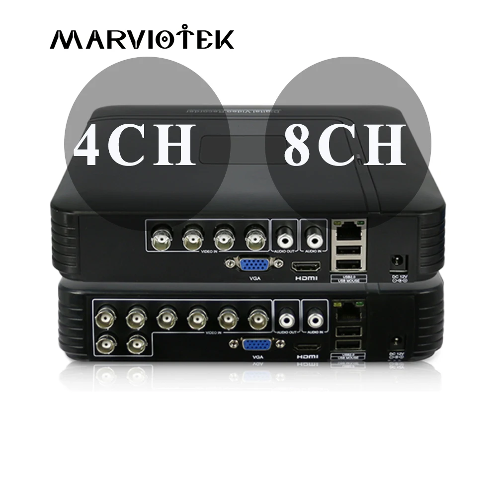 AHD DVR 1080 P 16CH 8CH CCTV NVR 1080N небольшой цифровой видеорегистратор 5в1 для комплект VGA HDMI