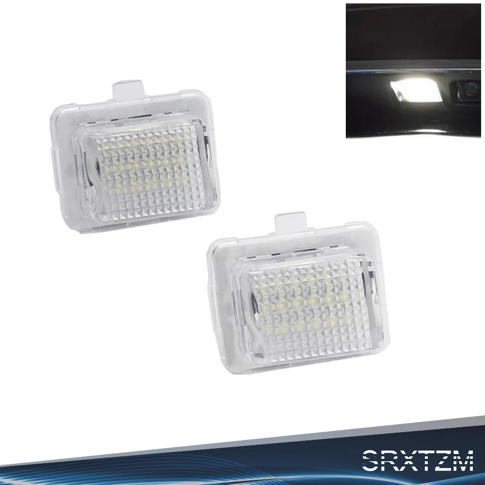 2pcs 3W Super Bright Car LED Number Plate Lamps For Mercedes Benz W204