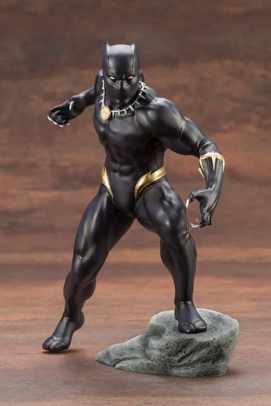 Kotobukiya Marvel Мстители Черная пантера ПВХ 18 см фигурка игрушки | Игрушки и хобби