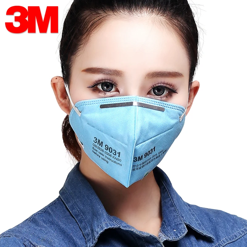 

3M 9031 9032 Face Mask Dust Respirator Breathable Anti-PM2.5 Anti-fog Haze Industrial Workshop Dust Mask Anti Particulate Matter