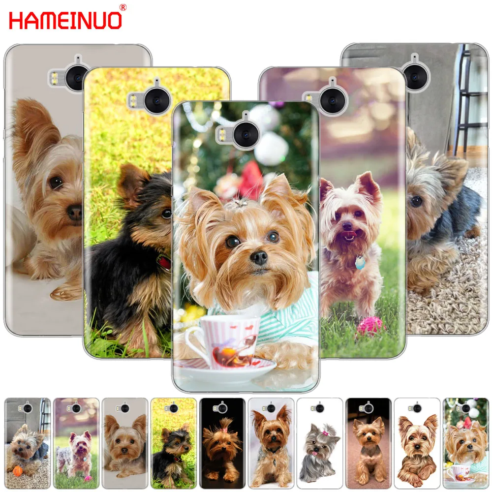 

HAMEINUO yorkshire terrier dog puppy cell phone Cover Case for huawei honor 3C 4X 4C 5C 5X 6 7 Y3 Y6 Y5 2 II Y560 2017