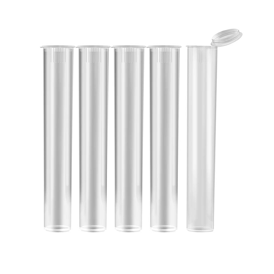 В наличии! 10 шт./лот Veeape контейнеры для сигарет doob tubes 120 мм прозрачная пластиковая