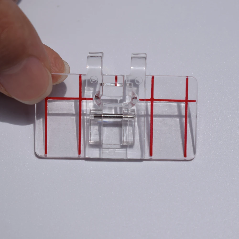 

1PC Sewing Machine Sewing Presser Foot 605 Transparent Parallel for for Brother Juki Singer and So on Costura