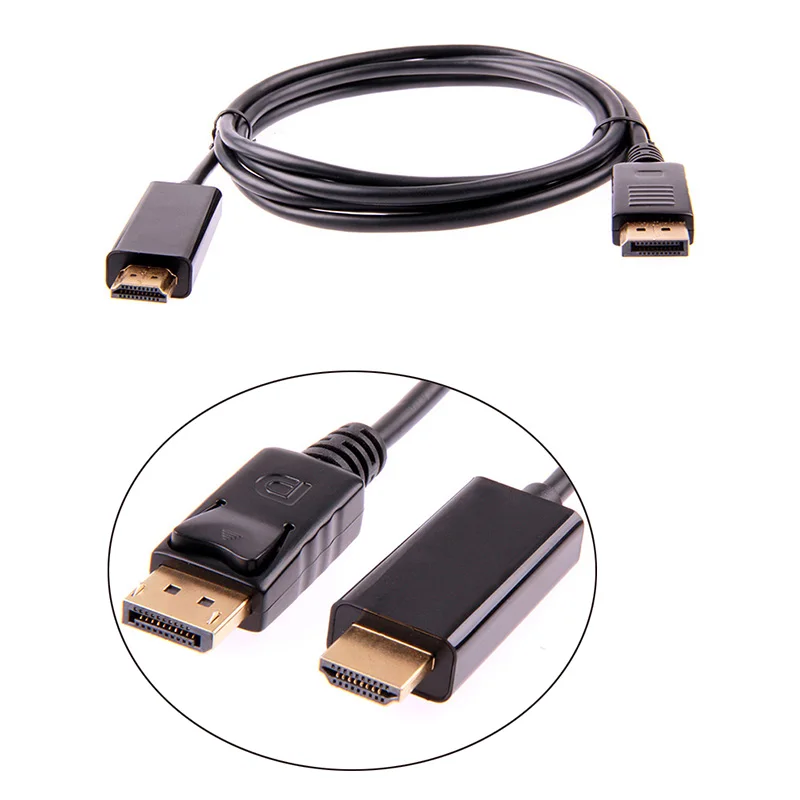 ABGN Hot 1.8M/6 футов 10 DisplayPort Display Port DP Male to HDMI M/M кабель адаптер для MacBook Air Dell Monitor| |