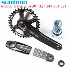 Shimano DEORE m6000 11 скоростной велосипед mtb шатун с Deckas 96BCD узкая широкая цепь 30T 32T 34T 36T 38T с BB52