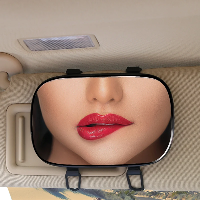

YASOKRO Car Interior Mirror Sun visor Makeup Mirror Car Interior Sun-Shading HD Cosmetic Mirror Auto Vanity Mirror Car Styling