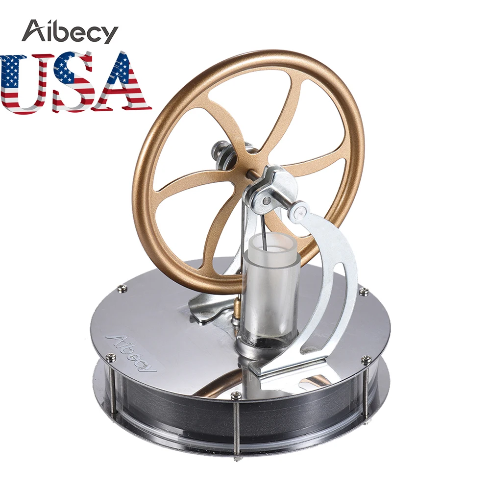 

Aibecy Mini Air Stirling Engine Motor Model Educational Steam Power Toy Electricity Learning Model Toys For Children Adult