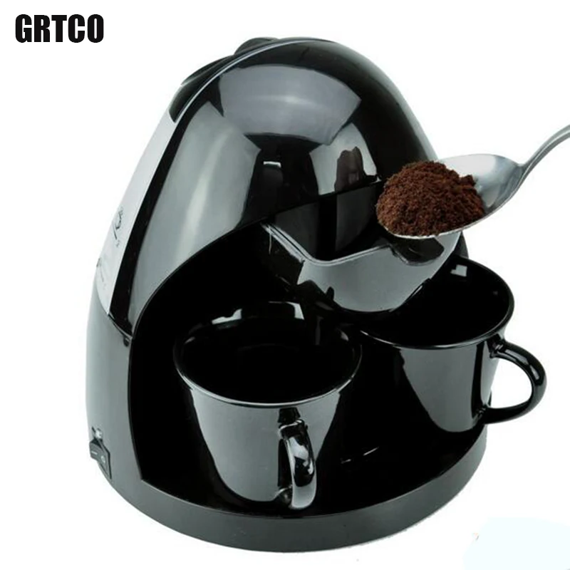 

Fully-Automatic Lovers Coffee Machine 220V 2 Cups Drip Coffee Maker American Coffe Machines