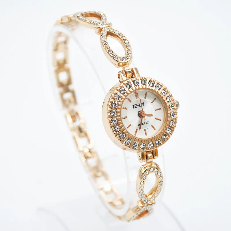 

Women Wrist Watch Rhinestone Bracelet Fashion Relogio Feminino the Women Wrist Watch Dress Fashion Watch Silver/Gold #2