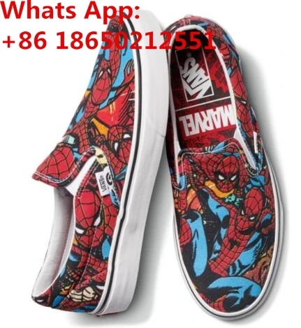 

Vanses x Marvel SPIDERMAN Slip-On Shoes (NEW) Mens Sizes 4-13 SPIDER MAN