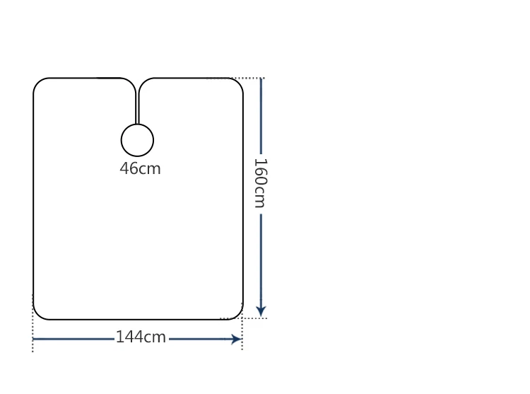Размеры накидки для стрижки волос
