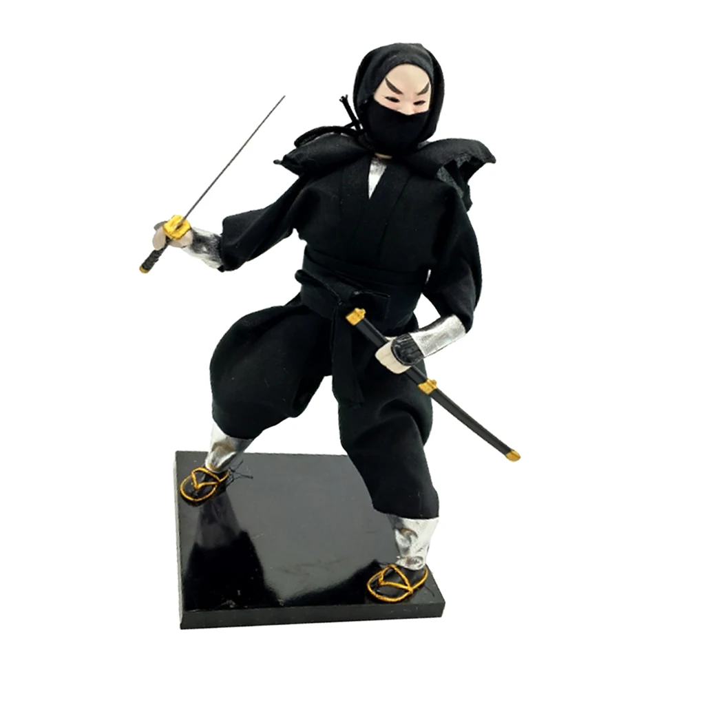 Post-Modern Japanese Samurai Male Doll Oriental Doll Oriental Desk Ornament Crafts 12'' 30cm