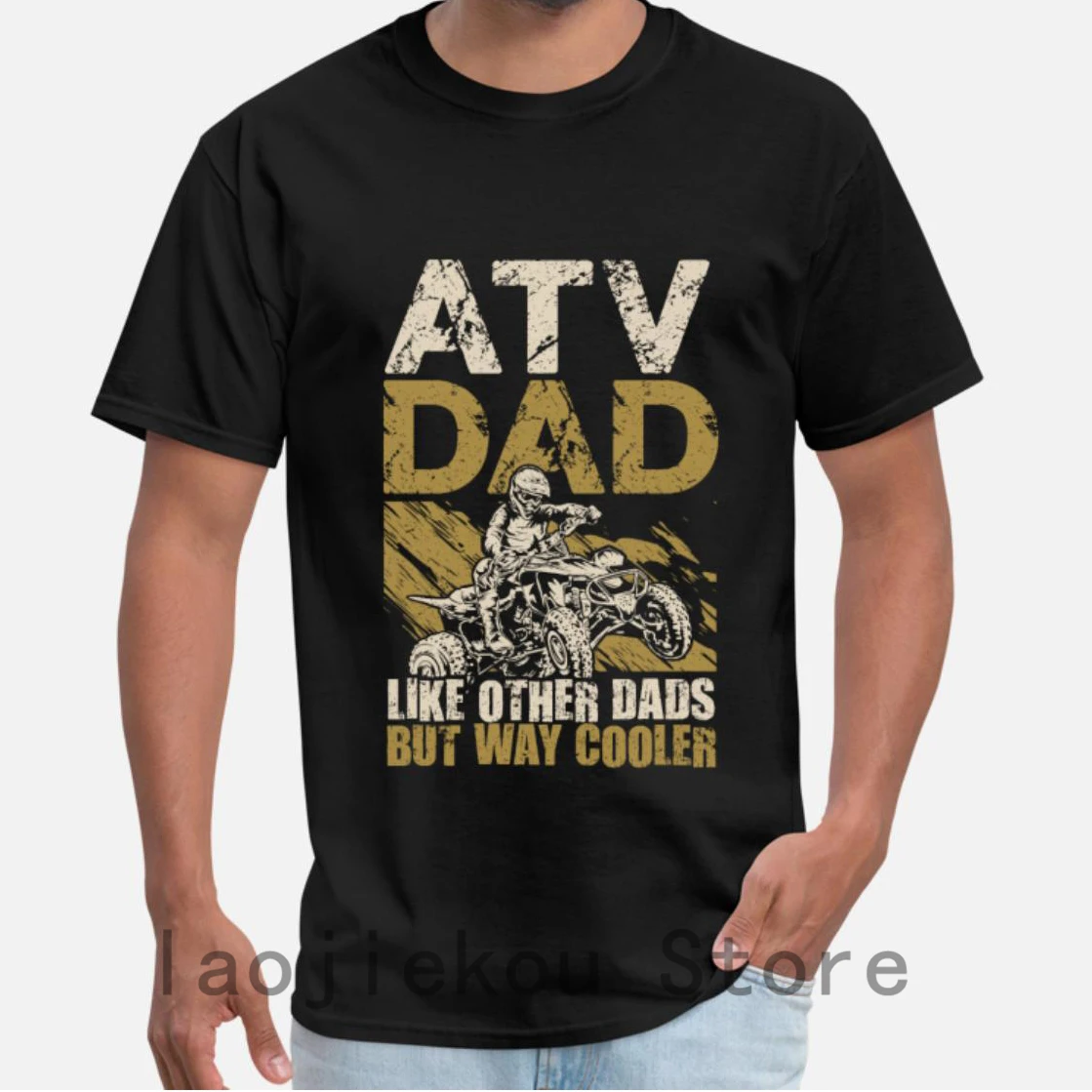 

2019 Summer Funny Print Men T shirt Women Cool T-Shirts atv quad dad fathers day shirts Unisex New Fashion tshirt
