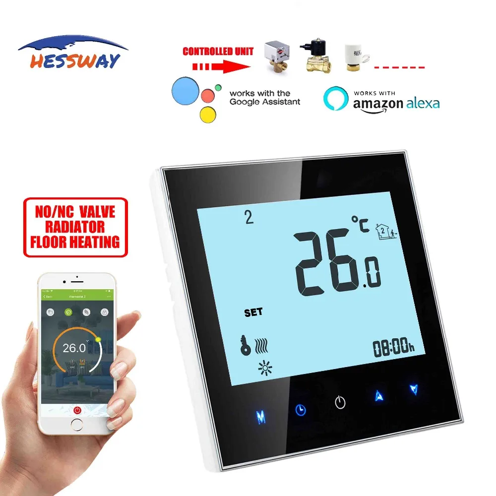 HESSWAY 85 240VAC 3A туя приложение дистанционного управления температурой smart термостат