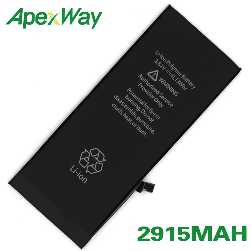 

ApexWay 2PCS/lot Replacement Phone battery for Apple iPhone 6S 6 6G Plus