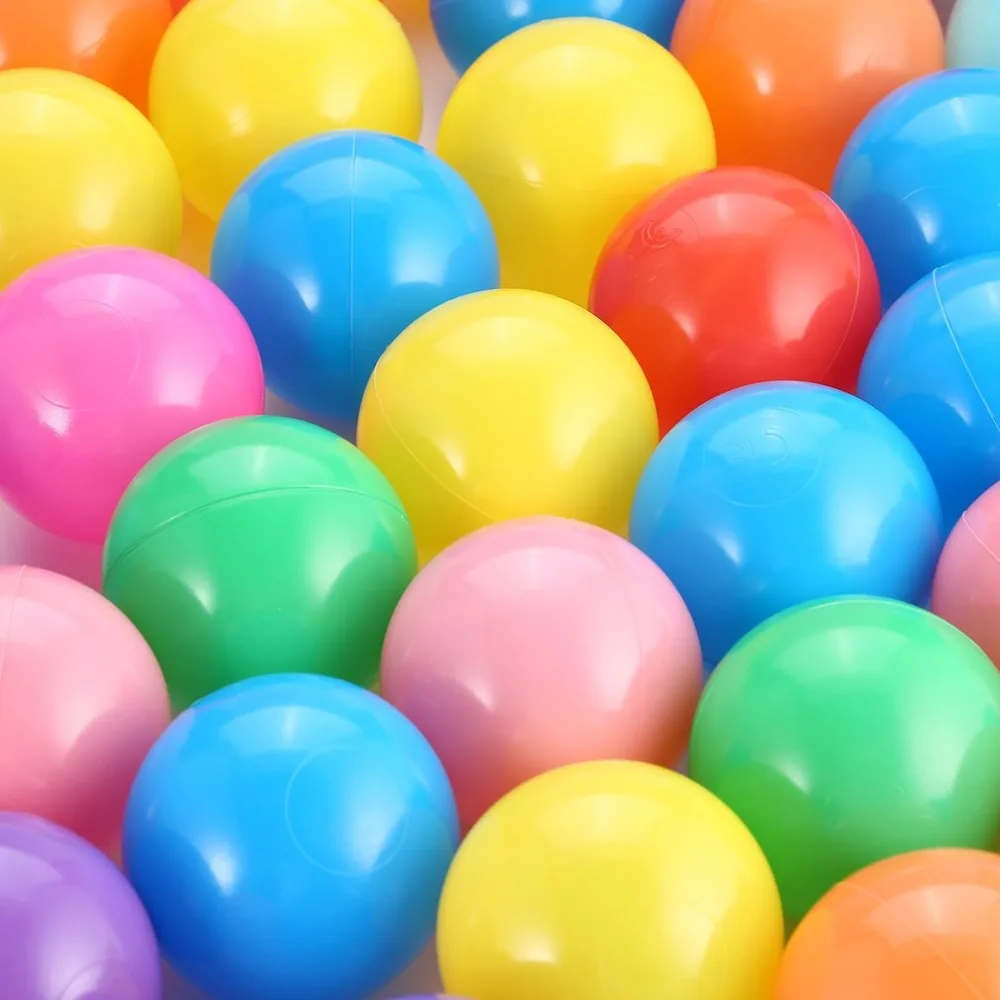 50Pcs Colorful Water Pool Children Toys Tent Ocean Wave Balls Outdoor Play Plastic Ball Kid