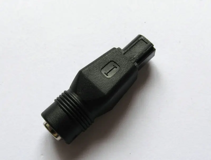 

1pcs Black DC 5.5x2.1mm female to 3 pins orifice power connector conversion jack Laptop Adapter Plug for DELL