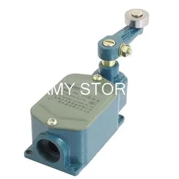 

Blue Metal Case Enclosed Rotary Roller Lever Limit Switch NO NC SPDT