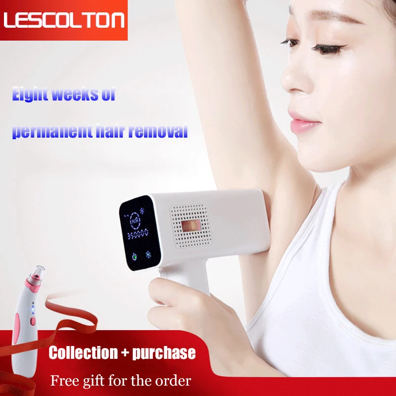 

2019 NEW Lescolton Ice cool IPL Epilator Permanent Laser Hair Removal LCD Display depilador a laser Bikini Trimmer Photoepilator
