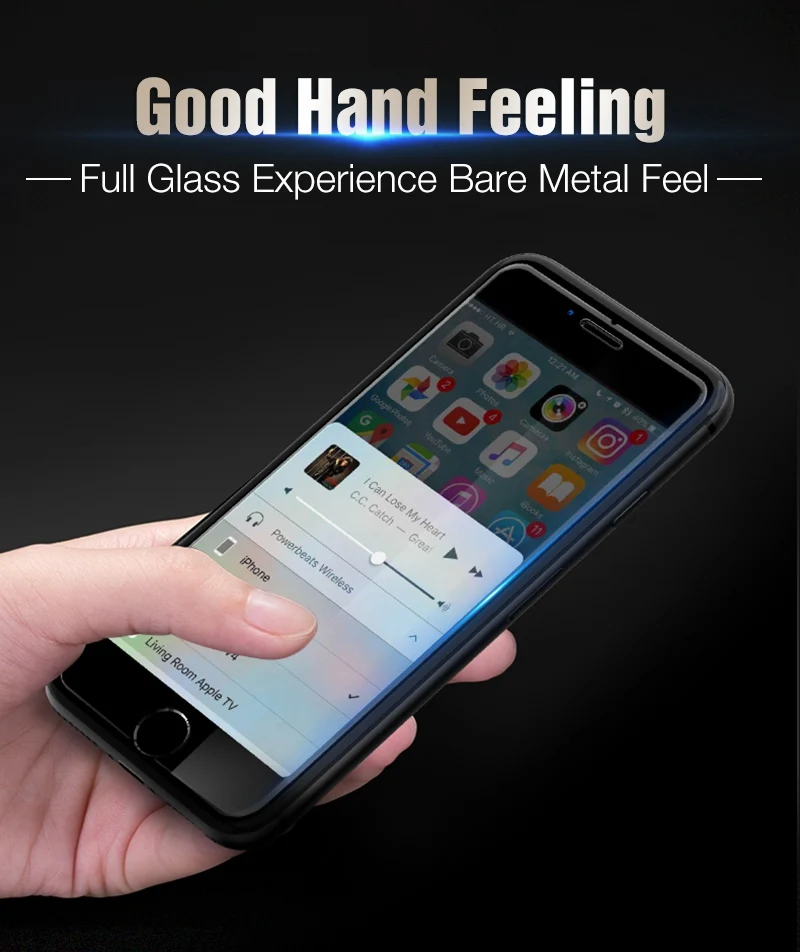 Hisomone High Quality Tempered Glass For iphone 6 6s Screen Protector For iphone 7 Plus Glass For iPhone 8 Plus X 5 4 4S Film