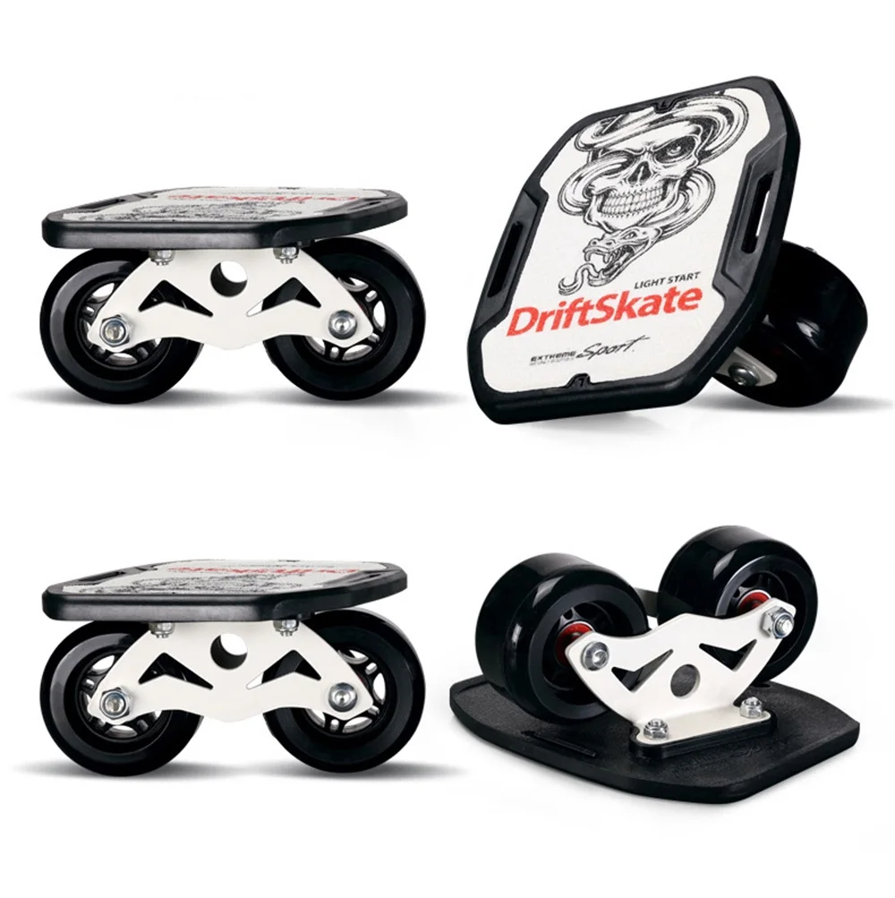 SPORTSHUB 1 пара скейт доска Дрифт доска для роликовых дорог деревянная пластина Противоскользящий скейтборд спорт ABS педаль PU колеса CS0016
