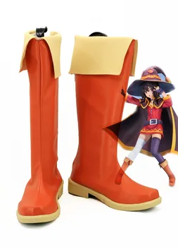 Kono Subarashii Sekai ni Shukufuku wo Megumin Cosplay Boots Anime Shoes Custom Made the rising of the shield hero itsuki kawasumi shoes cosplay boots custom made any size