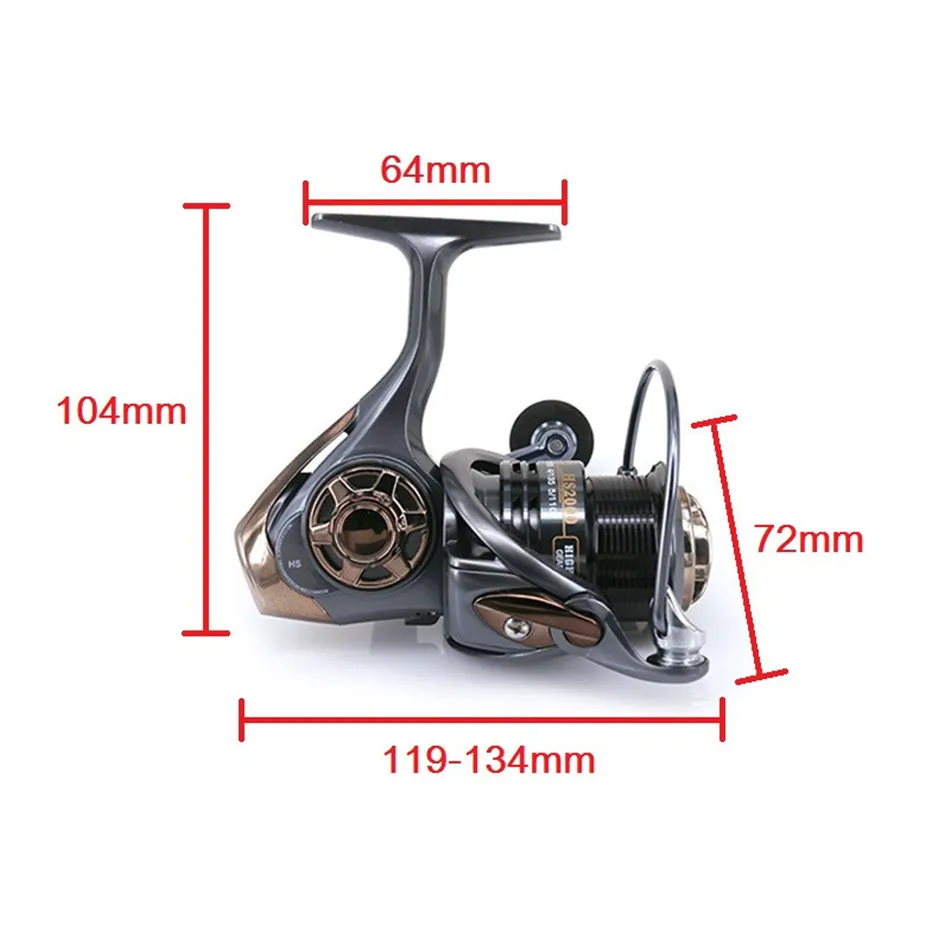 Соотношение 7,1: 1 спиннинговое колесо двойная чашка черная Рыбная Рыболовная катушка новая модернизированная мелкая дорога азиатское колесо HS высокая скорость
