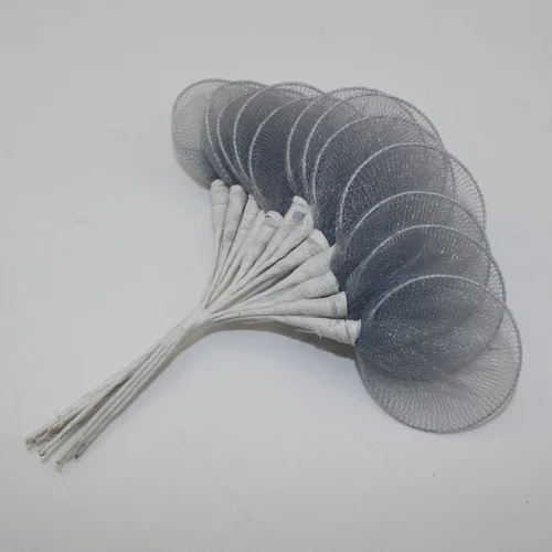 144pcs 4cm Multicolor nylon flower petal/nylon stocking racket Almond