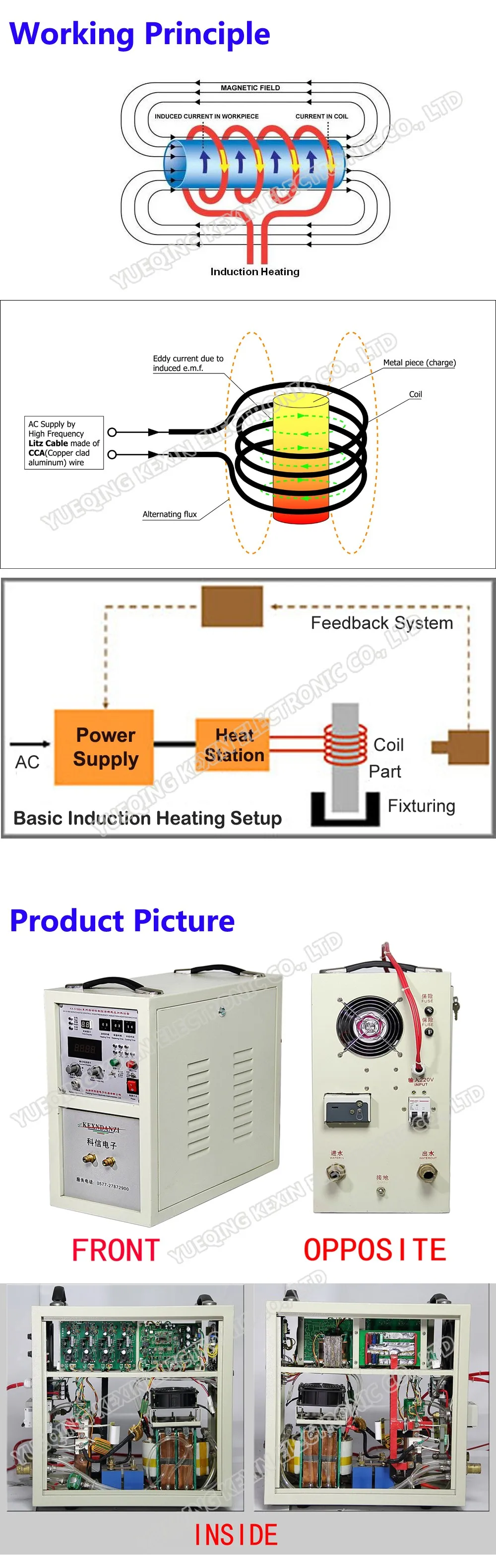 18kw high frequency induction heater