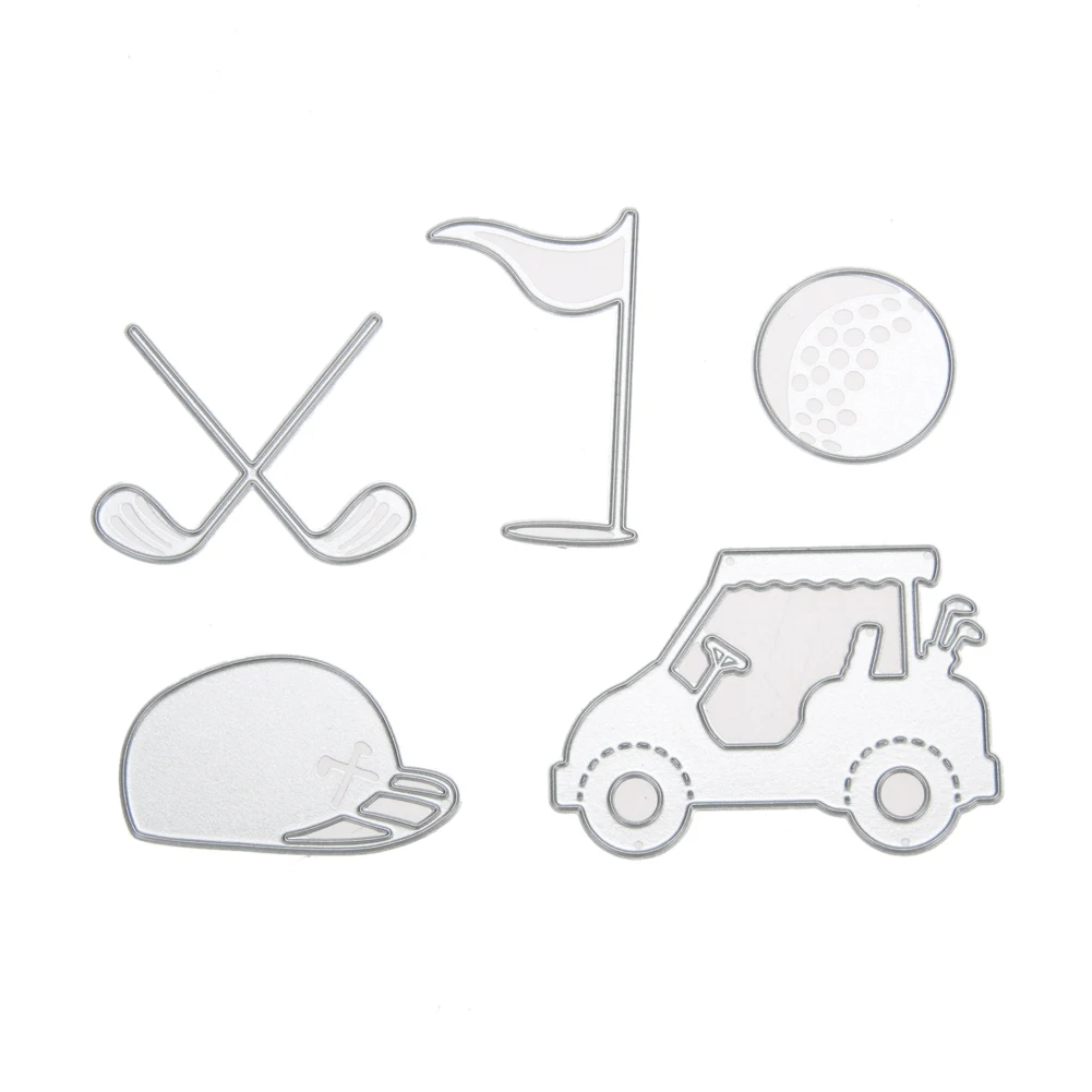 

Golf Sport Set Scrapbook DIY Album Card Paper Card Maker Metal Die Cut Stencil Decoration Dies Craft Cutting Dies Template