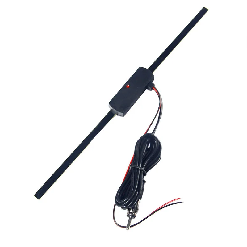 Auto Car Hidden Amplified Antenna 12v Electronic Stereo AM/FM Radio