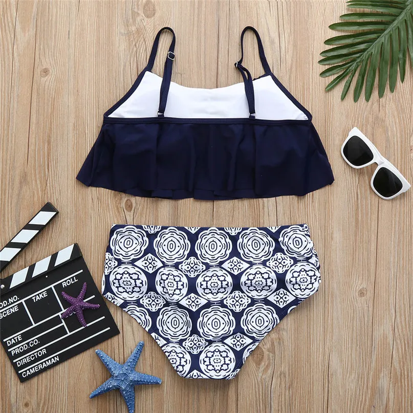 Women's Print Swimsuit Bikini Set Swimwear Women Swimsuit Women's Swimming Suit Two Pieces High Waist Swimwear #1J22  (7)