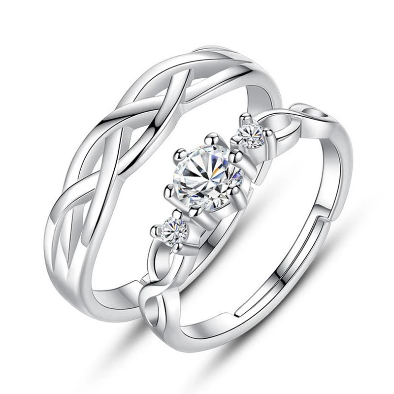 Buy Simple Elegant Romantic Wedding Rings Jewelry