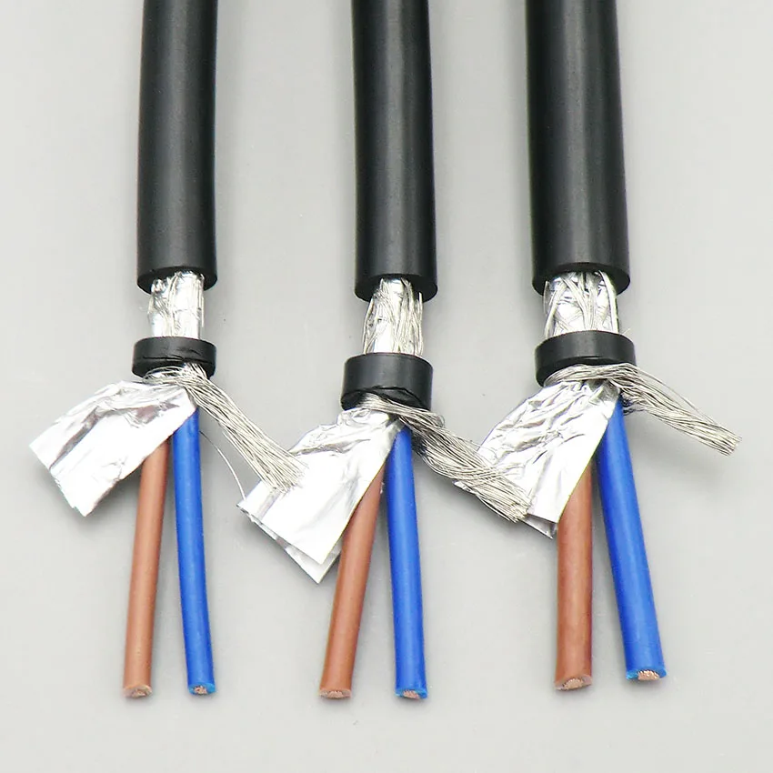 Экранированный провод оболочка кабель 2 3 4 ядра 1 5 мм м² из чистой бескислородной