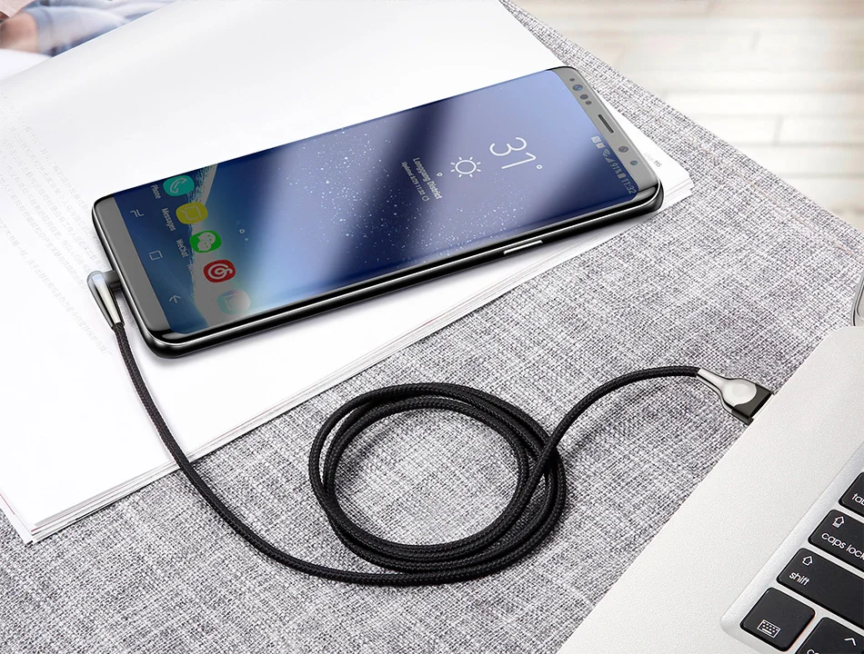 Baseus Lighting usb type C кабель быстрой зарядки type-c кабель для samsung S10 S9 Xiaomi Mi 9 8 huawei P20 Lite USB-C Кабель зарядного устройства