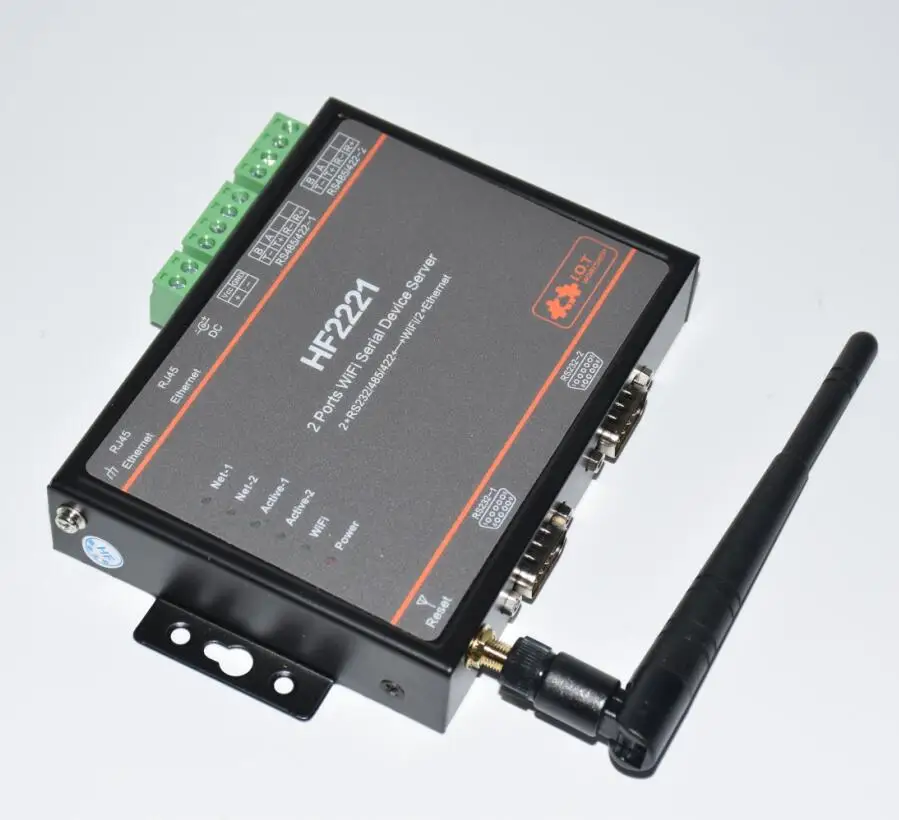 Конвертор сервера RS232/RS422/RS485 на Ethernet/Wi Fi Поддержка преобразования серверного