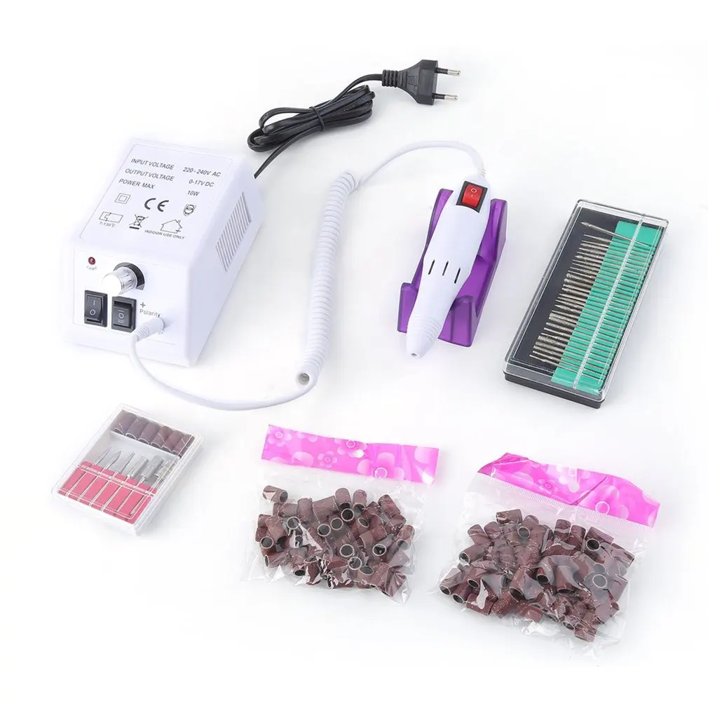 

Electric Drill Nail Machine Set Professional Manicure Machine Portable Nail Beauty Drill Pen Manicure Pedicure Machine