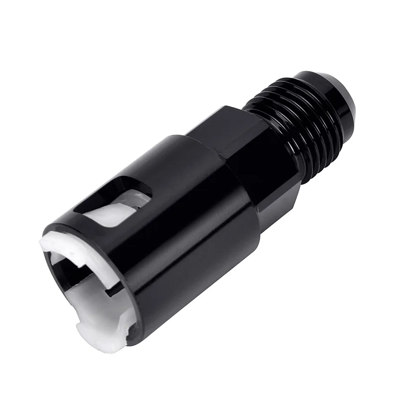 

SPEEDWOW Aluminum -6 AN Male to 3/8" SAE Quick-Disconnect Female Push-On EFI Fitting Connector Rail Line Adapter