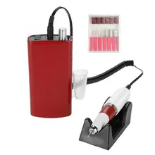 Rechargeable Electric Nail Driller Manicure Pedicure Nail Grinding Machine Kit Nail Care Polisher Tool with US EU UK Plug