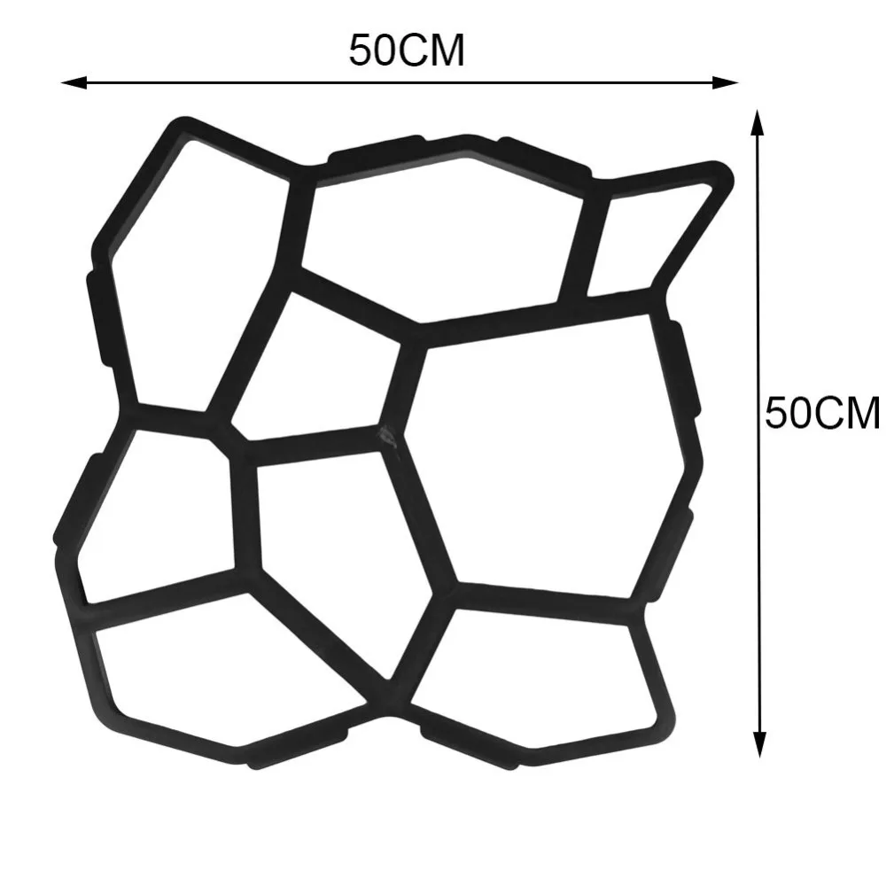 Садовый брусчаточный кирпич для рукоделия, Пластиковая форма для изготовления дорожек, бетонные формы, брусчатка, цементные кирпичные формы, каменные дорожные бетонные формы, инструмент