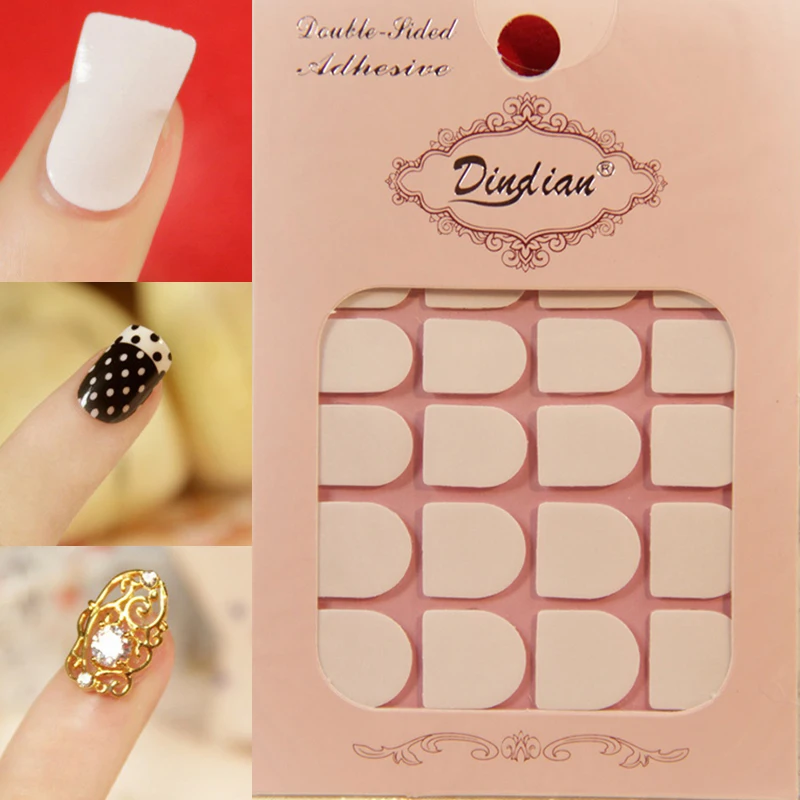 The latest nail sided adhesive, 3Sheet / lot top clear transparent tape stickers fake nails, nail art decoration tool The latest nail sided adhesive, 3Sheet / lot top clear transparent tape stickers fake nails, nail art decoration tool