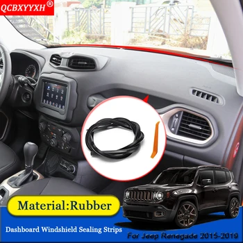 

QCBXYYXH Car-styling Rubber Anti-Noise Soundproof Dustproof Car Dashboard Windshield Sealing Strips For Jeep Renegade 2015-2019