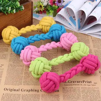 

1PCS Pet Dog Toy Rope With Two Balls Interactive Training Dog Teeth Clean And Durable Bite Ball Toys Small Dog Toys Dog Chew Toy