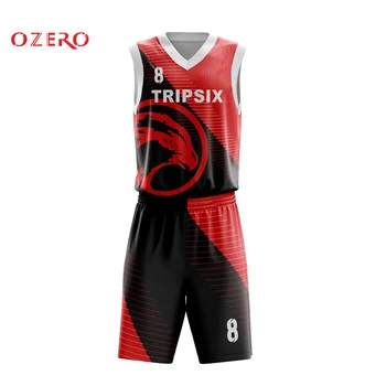 

sky pattern digital sublimation printing basketball suit customized professional basketball jersey factory