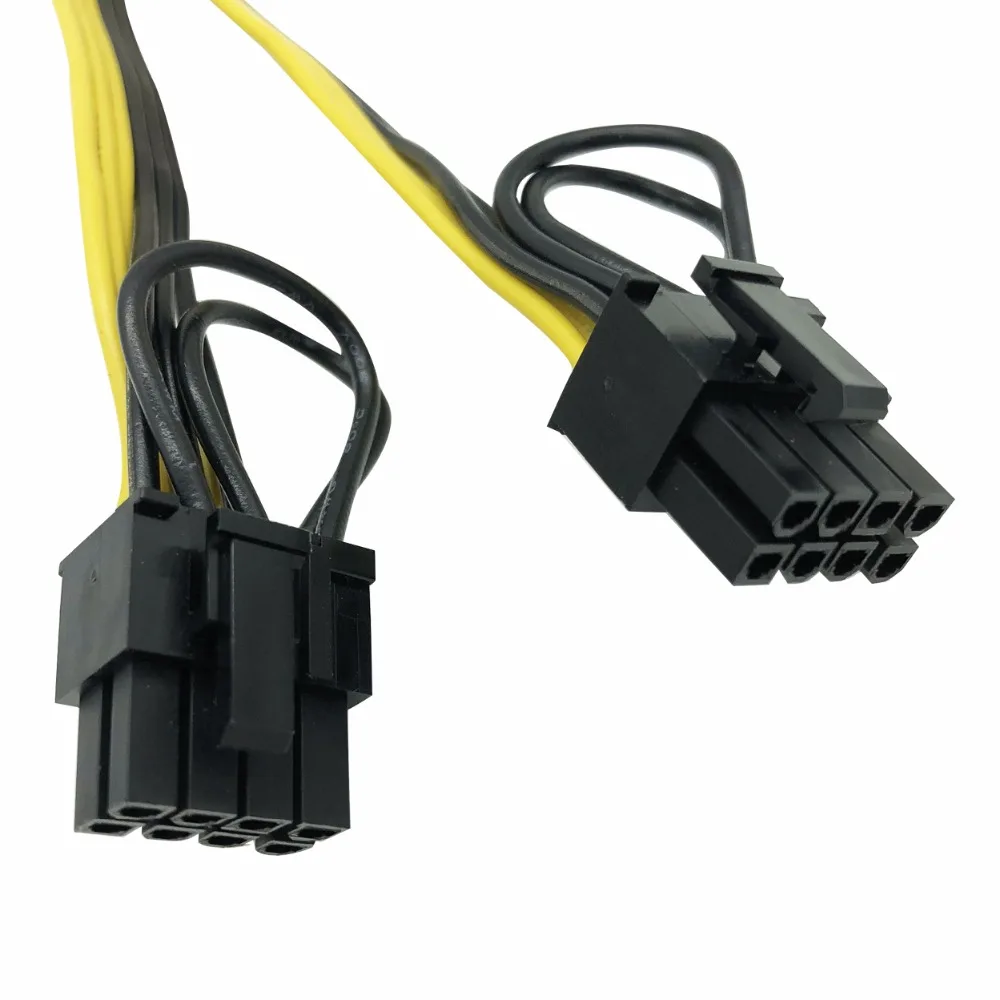 PCI Express Разъем для видеокарты PC кабель питания CPU Molex 8pin до 2 e 8 (6 + 2) pin внутренний