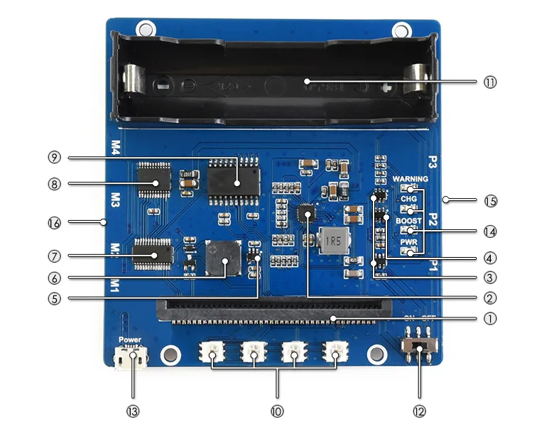 KitiBot starter 2WD робот строительный комплект умный автомобиль с контроллером BBC micro: бит для обучения программированию изучения робототехники