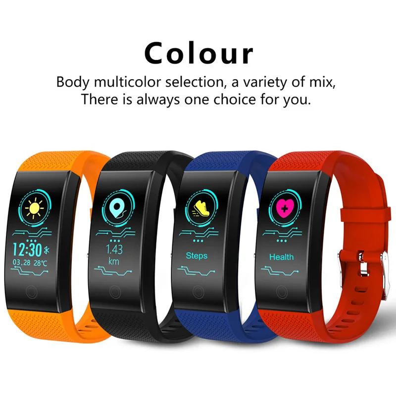 Chycet Original Qw18 Smart Wristbands Fitness Bracelet Band Gps strap Replacement Band Waterproof Watch Heart Rate Tracker